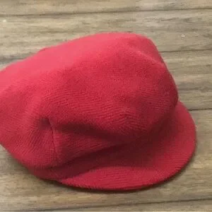 NWOT Burberry London Women\'s Red Wool Newsboy Cap Novacheck Lining Size M. Burberry Newsboy Cap - Etsy main image 3